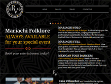 Tablet Screenshot of mariachipedro.com